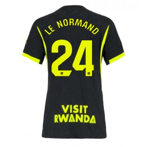 Atletico Madrid Robin Le Normand #24 Jalkapallovaatteet Naisten Vieraspaita 2026-27 Lyhythihainen